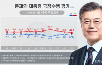 응답자 절반이 ‘文 투표’ 수상한 여론조사... “주작미터” vs “왜구일보”