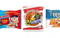 '비빔면스타' 전국시대,  진비빔면 > 팔도비빔면 > 불닭비빔면 > 칼빔면