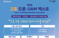 고흥군, 11월 드론·UAM 엑스포 개최