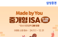 삼성증권, 'Made by You 중개형 ISA 이벤트' 진행