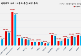 코스피 시가총액 상위 15선_11월 18일