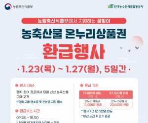 광주시, 전통시장서 설 장보면 최대 30% 환급