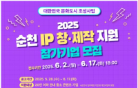 순천시, 'IP 창·제작 지원 사업’ 참가기업 모집