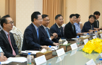 김영록 지사, 캄보디아와 보건의료 협력 강화 논의