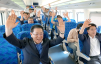 김영록 지사, 전남남해선 개통 대비 시승 점검