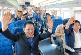 김영록 지사, 전남남해선 개통 대비 시승 점검