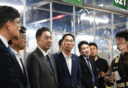 김병기 직무대행, 쿠팡로지스틱스서비스 서브허브 방문