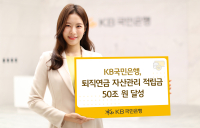 KB국민은행, 퇴직연금 자산관리 적립금 50조원 달성