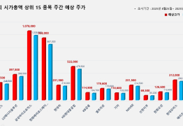코스피 시가총액 상위 15선_8월 25일